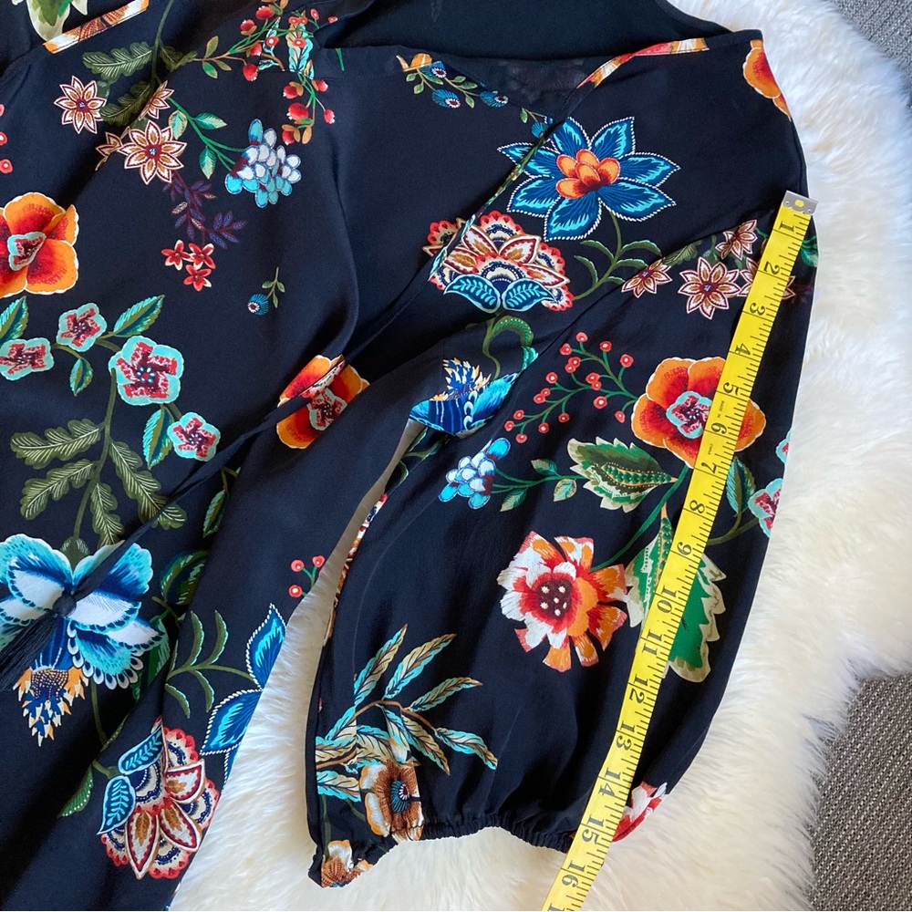 JOHNNY WAS Zorya Printed Floral Mini Dress Size L - Picture 15 of 16